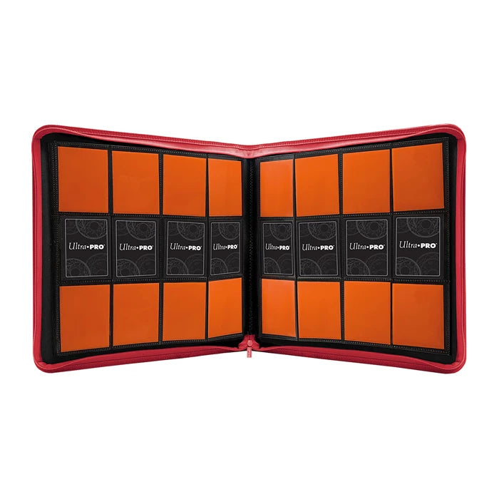 Binder Zippered 12-Pocket - Red - Ultra Pro