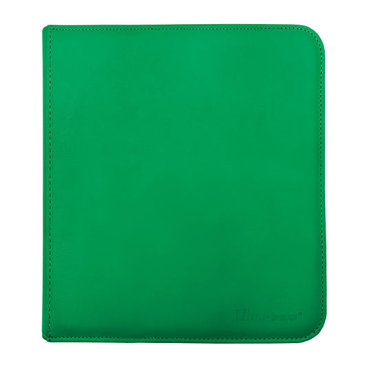 Binder Zippered 12-Pocket - Green - Ultra Pro
