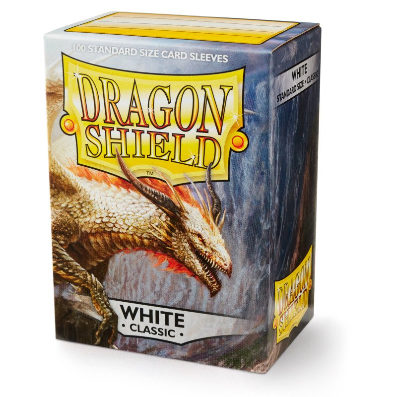Dragon Shield - Standard Sleeves: White [Classic] (100 Sleeves)