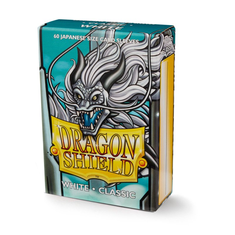 Dragon Shield - Japanese Sleeves: White [Classic] (60 Sleeves)
