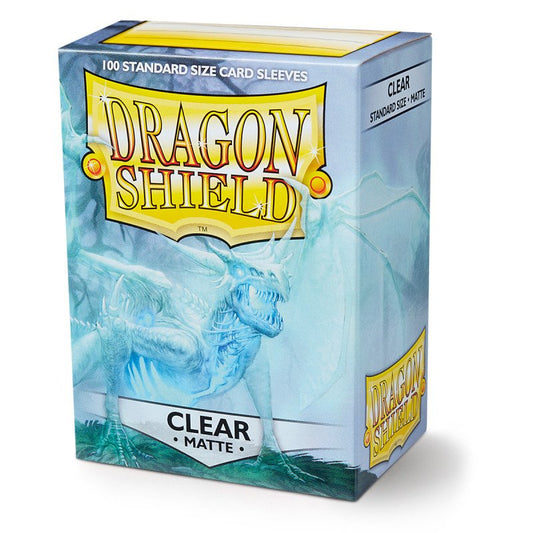 Dragon Shield - Standard Sleeves: Clear [Matte] (100 Sleeves)