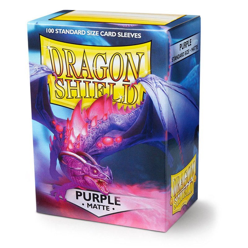 Dragon Shield - Standard Sleeves: Purple [Matte] (100 Sleeves)