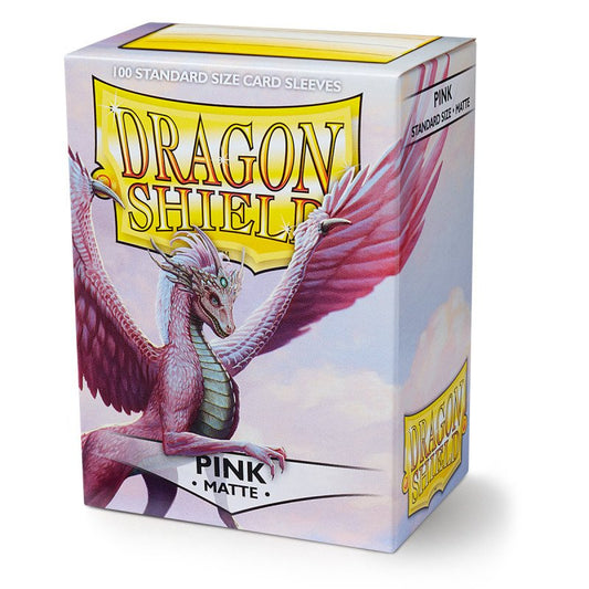 Dragon Shield - Standard Sleeves: Pink [Matte] (100 Sleeves)