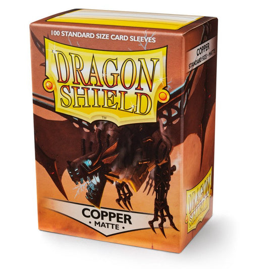 Dragon Shield - Standard Sleeves: Copper [Matte] (100 Sleeves)