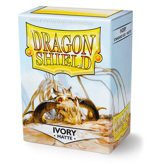 Dragon Shield - Standard Sleeves: Ivory [Matte] (100 Sleeves)