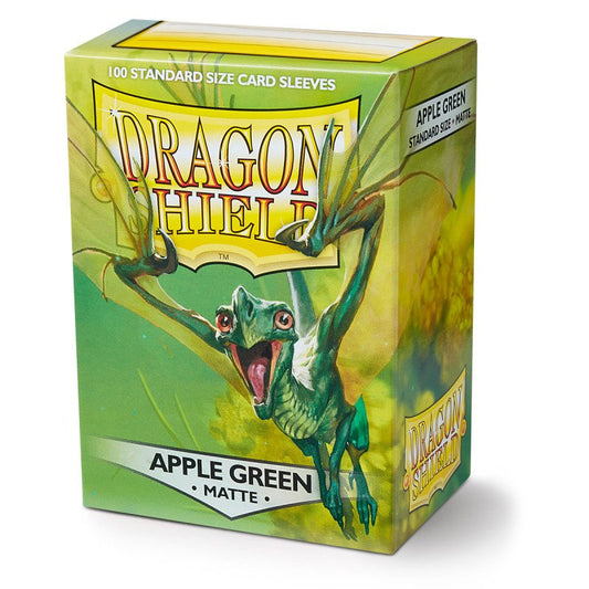 Dragon Shield - Standard Sleeves: Apple Green [Matte] (100 Sleeves)