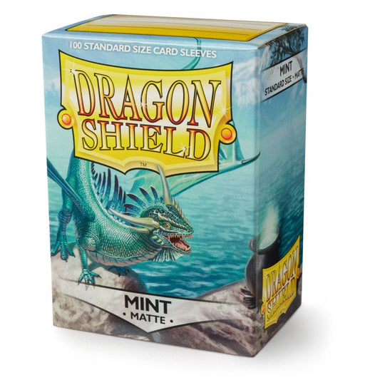 Dragon Shield - Standard Sleeves: Mint [Matte] (100 Sleeves)