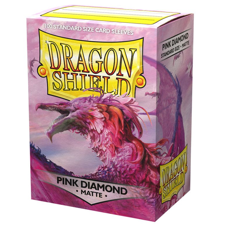 Dragon Shield - Standard Sleeves: Pink Diamond [Matte] (100 Sleeves)