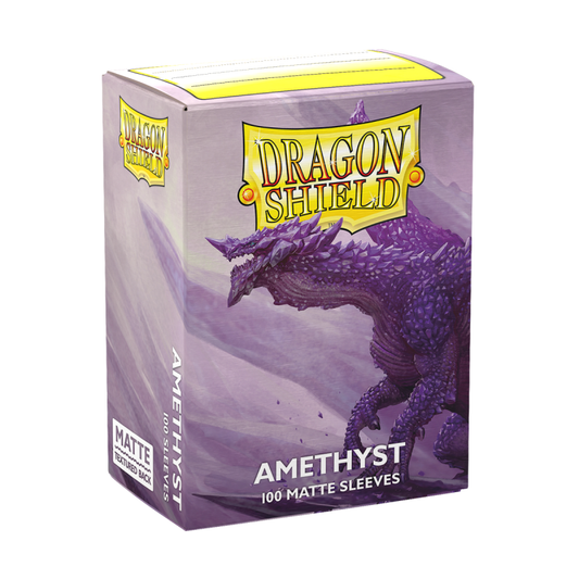 Dragon Shield - Standard Sleeves: Amethyst [Matte] (100 Sleeves)