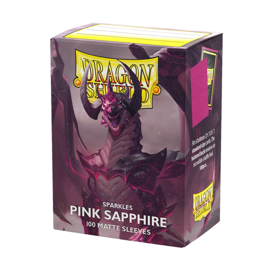 Dragon Shield - Standard Sleeves: Pink Sapphire [Matte] (100 Sleeves)