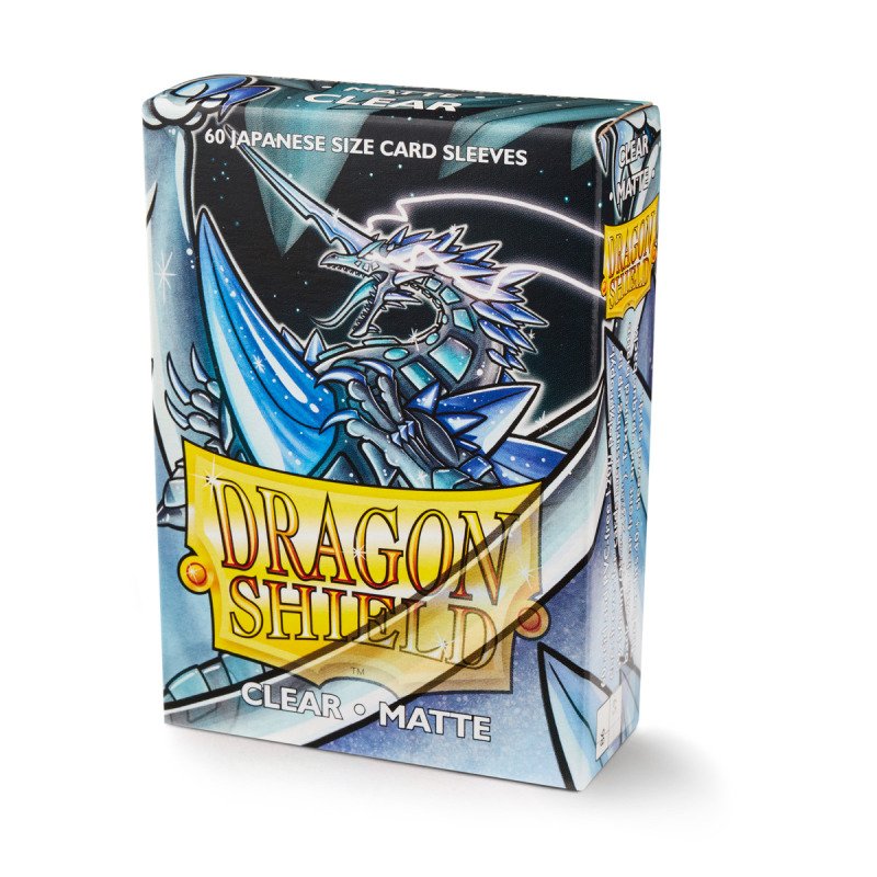 Dragon Shield - Japanese Sleeves: Clear [Matte] (60 Sleeves)