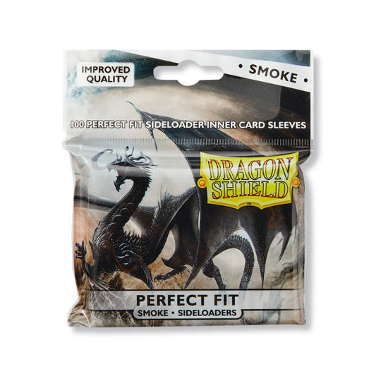 Dragon Shield - Standard Perfect Fit Sleeves: Smoke [Sideloaders] (100 Sleeves)