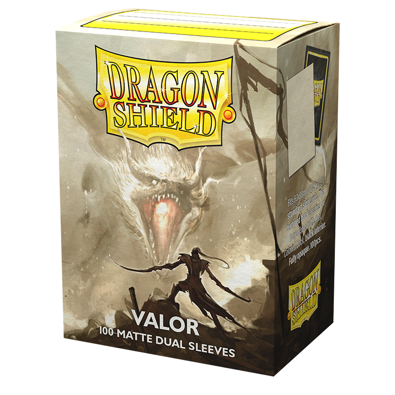 Dragon Shield - Standard Dual Sleeves: Valor [Matte] (100 Sleeves)