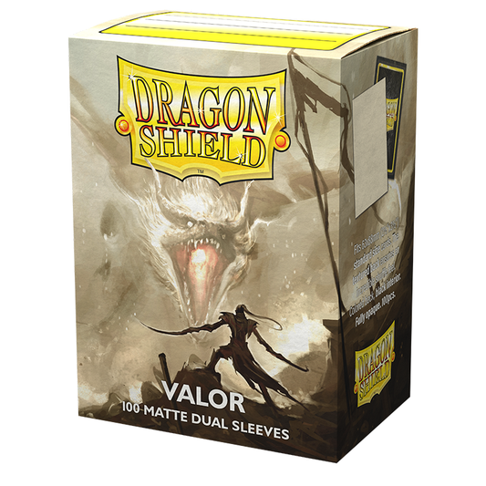 Dragon Shield - Standard Dual Sleeves: Valor [Matte] (100 Sleeves)