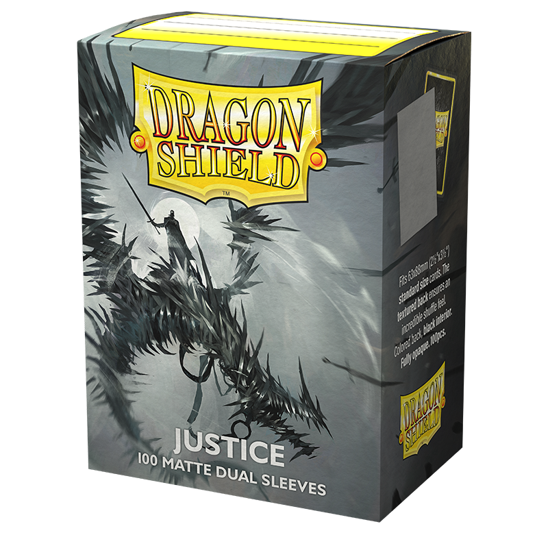 Dragon Shield - Standard Dual Sleeves: Justice [Matte] (100 Sleeves)