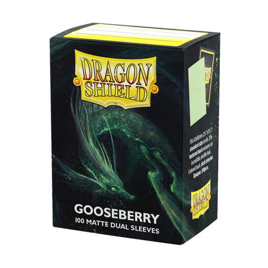 Dragon Shield - Standard Dual Sleeves: Gooseberry [Matte] (100 Sleeves)