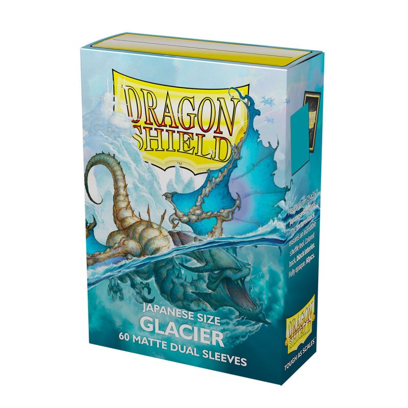 Dragon Shield - Japanese Dual Sleeves: Glacier [Matte] (60 Sleeves)
