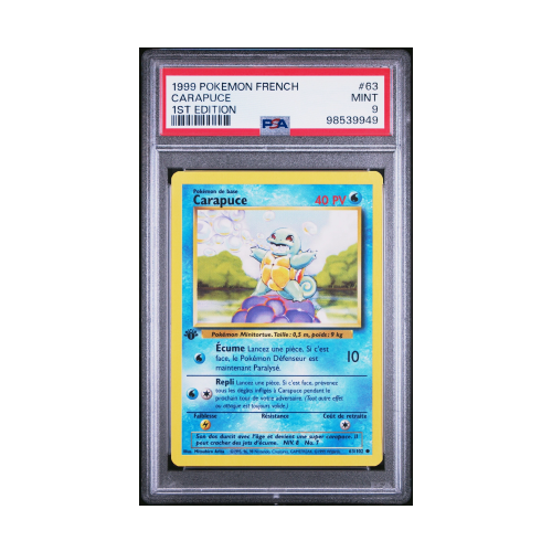 Carapuce (Set de base) - Edition 1 - PSA 9