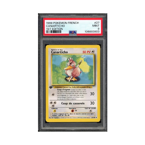 Canarticho(Set de base) - Edition 1 - PSA 9