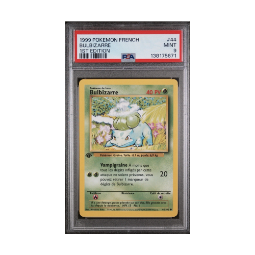 Bulbizarre (Set de base) - Edition 1 - PSA 9